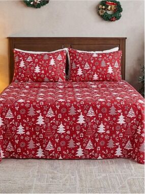 ✨Gogreen 4PC Queen Christmas Sheet Set NWOT